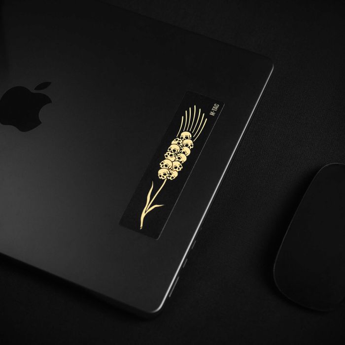 M-Tac наклейка Колосок (Черепа) Black