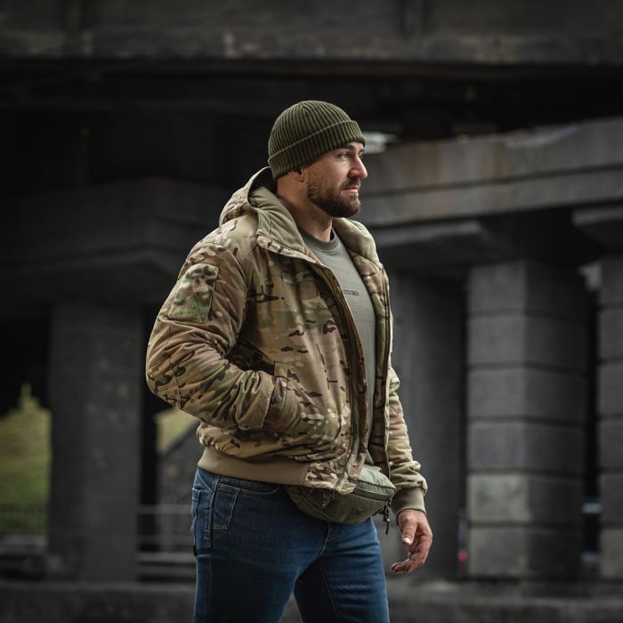 M-Tac куртка MA-1 Hooded Military Primaloft MC