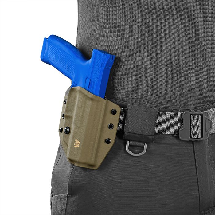 ATA Gear кобура модель Hit Factor ver.1 для зброї CZ P10-F / SC Flat Dark Earth - Spring правша