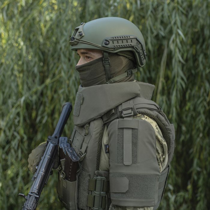 M-Tac Горжет з балістичними пакетами 1 клас захисту Elite Gen.II Ranger Green
