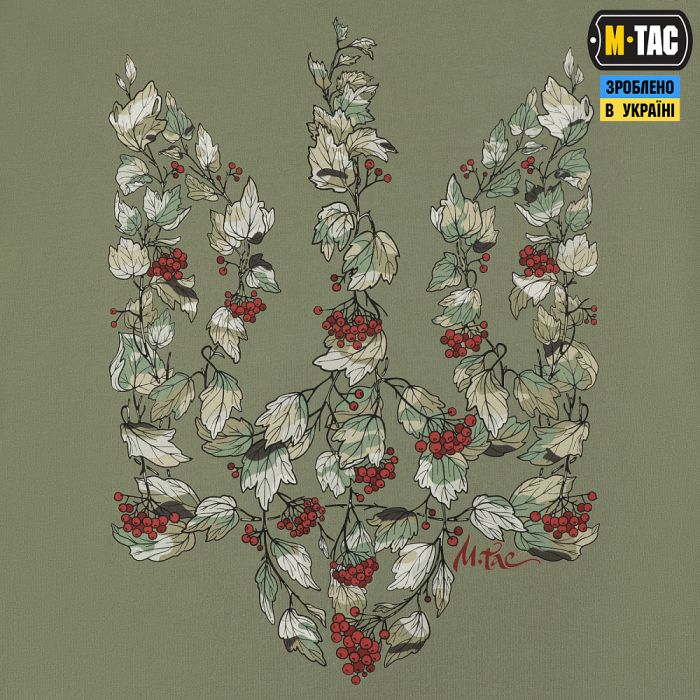 M-Tac футболка Тризуб калина camo Light Olive