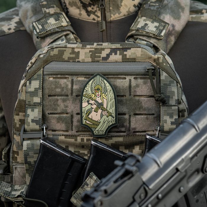 M-Tac нашивка Піка Валькірія PVC olive