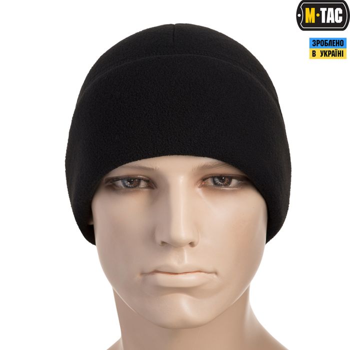 M-Tac шапка Watch Cap фліс (330г/м2) with Slimtex Black