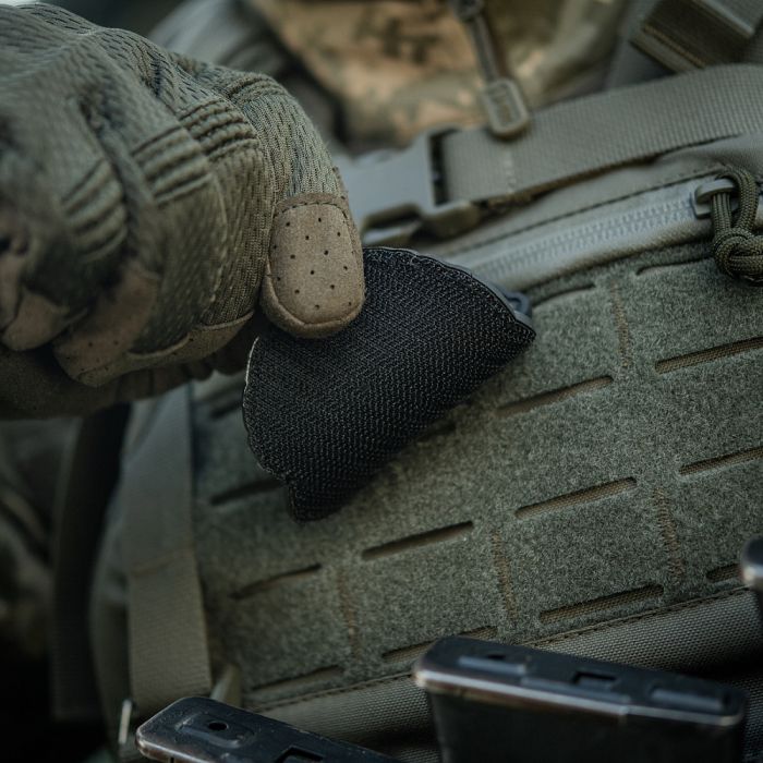 M-Tac нашивка Тигр Жовтий скотч PVC olive