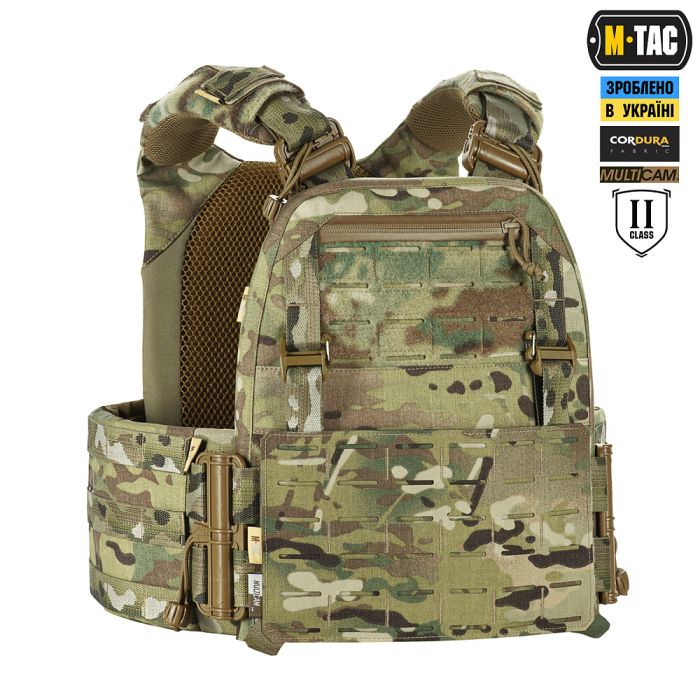 M-Tac плитоноска Cuirass FAST Elite Gen.II 2 клас захисту (розмір плити M) Multicam