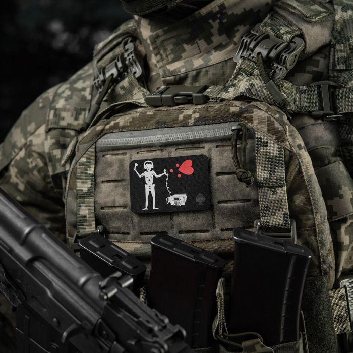 M-Tac нашивка прапор Чорна Борода зв'язківець Black