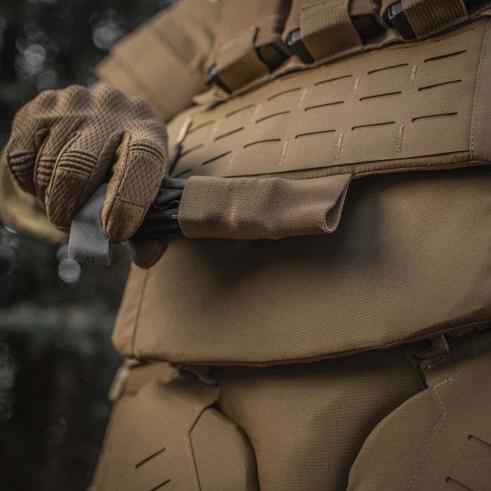 M-Tac захист живота з балістичним пакетом 1 клас захисту Laser Cut Coyote