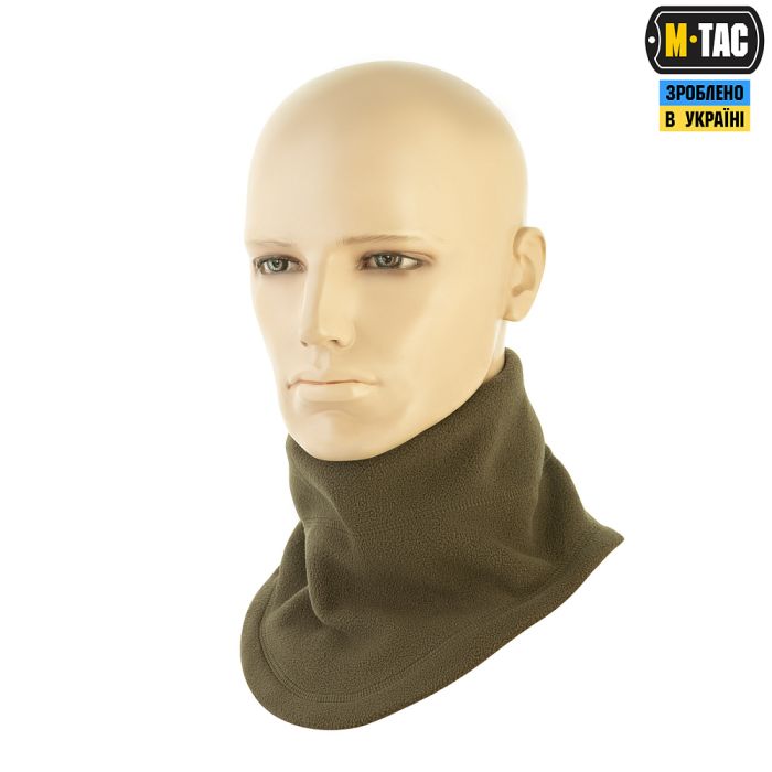 M-Tac шарф-труба анатомічний з затяжкою Elite фліс (320г/м2) Dark Olive
