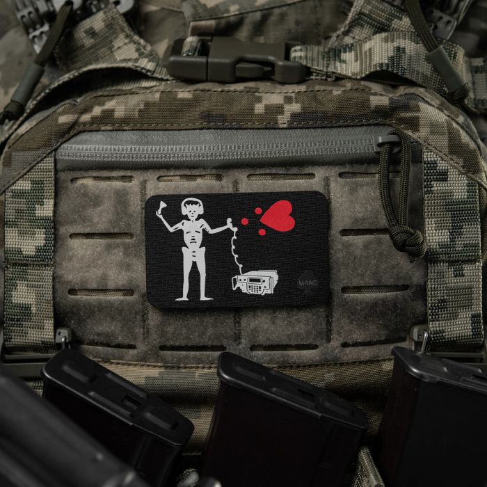 M-Tac нашивка прапор Чорна Борода зв'язківець Black