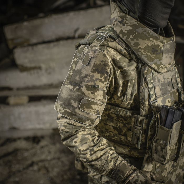 M-Tac плечовий захист з балістичними пакетами 1 клас для Cuirass QRS MM14