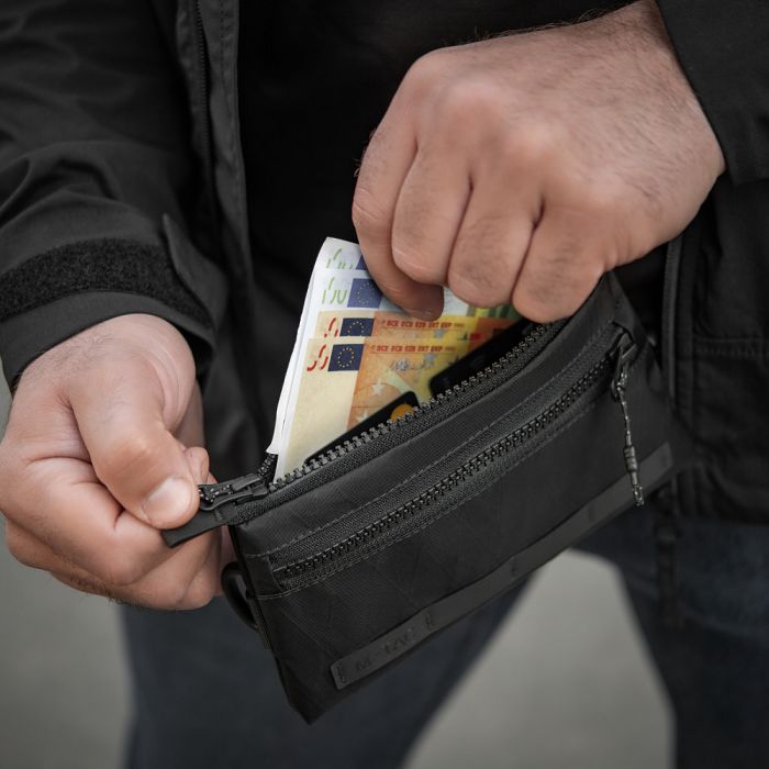 M-Tac гаманець горизонтальний з карабіном X-Pac Elite Black