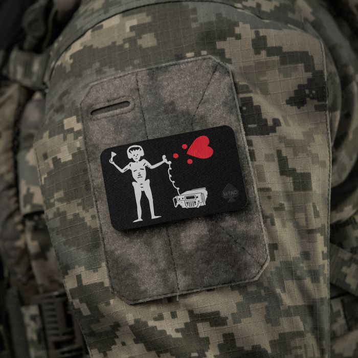 M-Tac нашивка прапор Чорна Борода зв'язківець Black