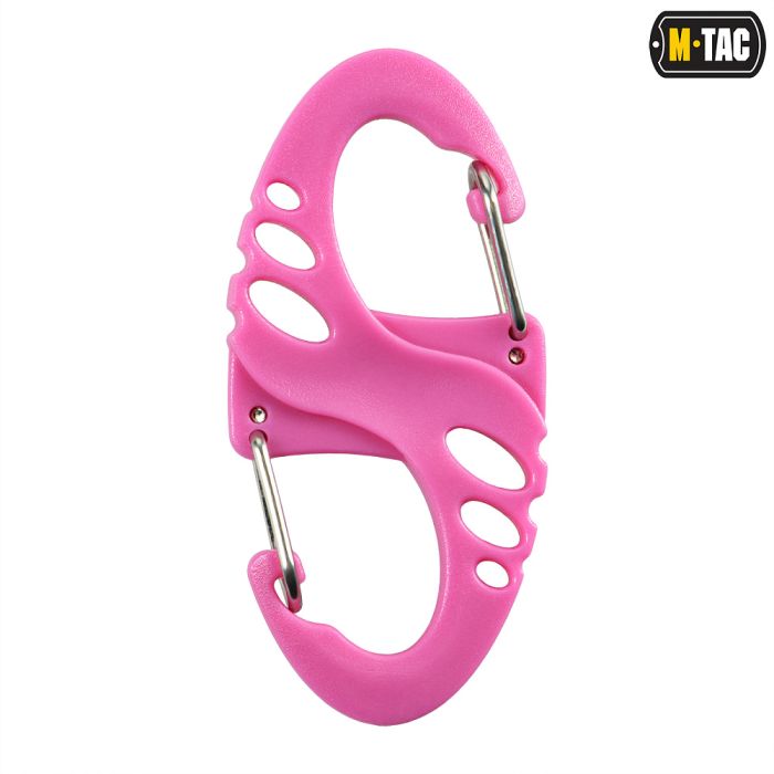 M-Tac карабін S-Hook пластиковий Pink