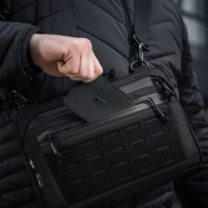 M-Tac сумка Admin Bag Medium Elite з липучкою Black
