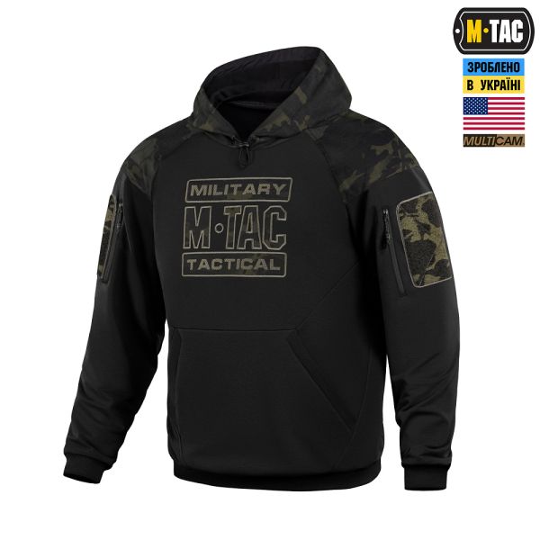 M-Tac кофта Hoodie Combat Black Multicam