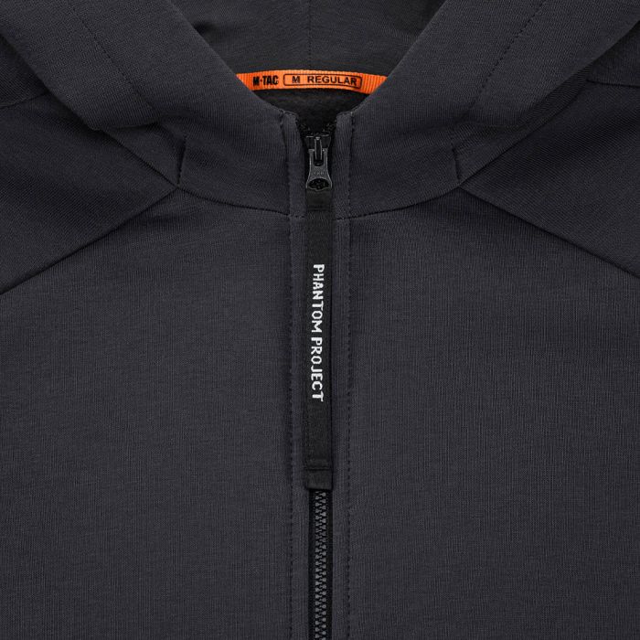Phantom Project/M-Tac кофта Hoodie Zipper semi-raglan PE Dark Grey