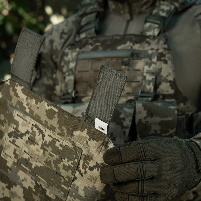 M-Tac фартух протиуламковий з балістичним пакетом 1 клас (BRONYX) Laser Cut MM14