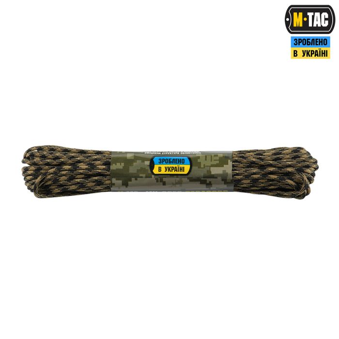 M-Tac паракорд 550 mil-spec 15m Black/Coyote