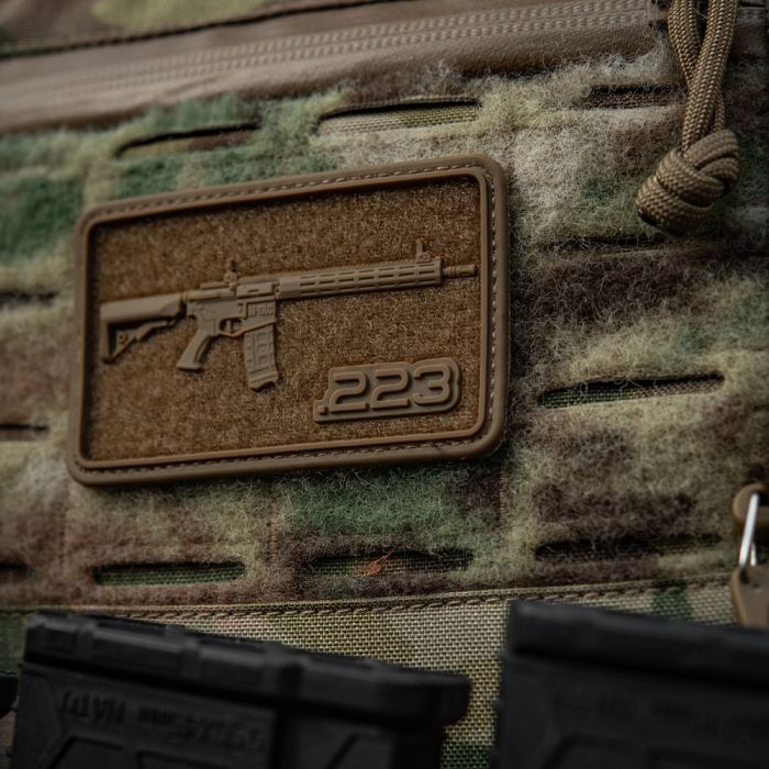 M-Tac нашивка AR-15 Velcro/PVC Coyote