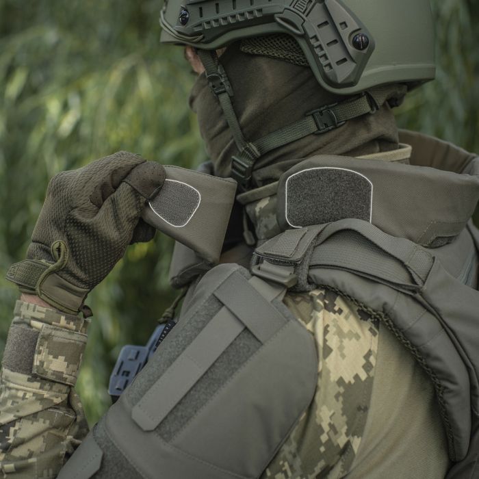 M-Tac Горжет з балістичними пакетами 1 клас захисту Elite Gen.II Ranger Green