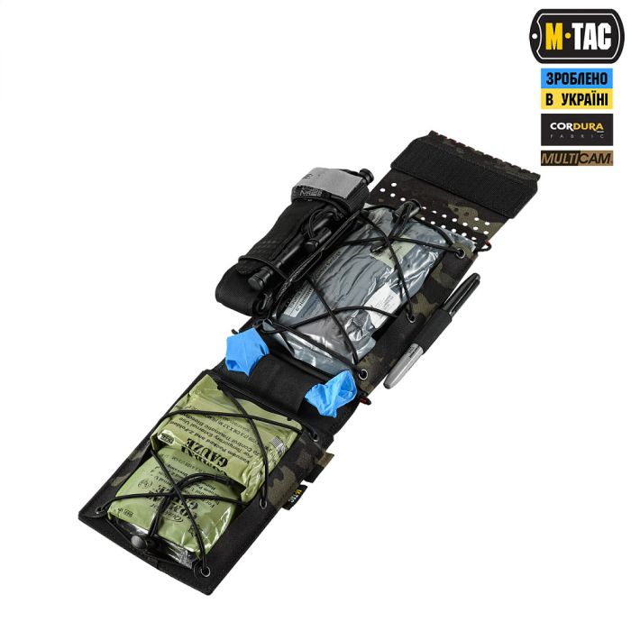 M-Tac Аптечка-вкладиш тактична індивідуальна IFAK Elite Multicam Black