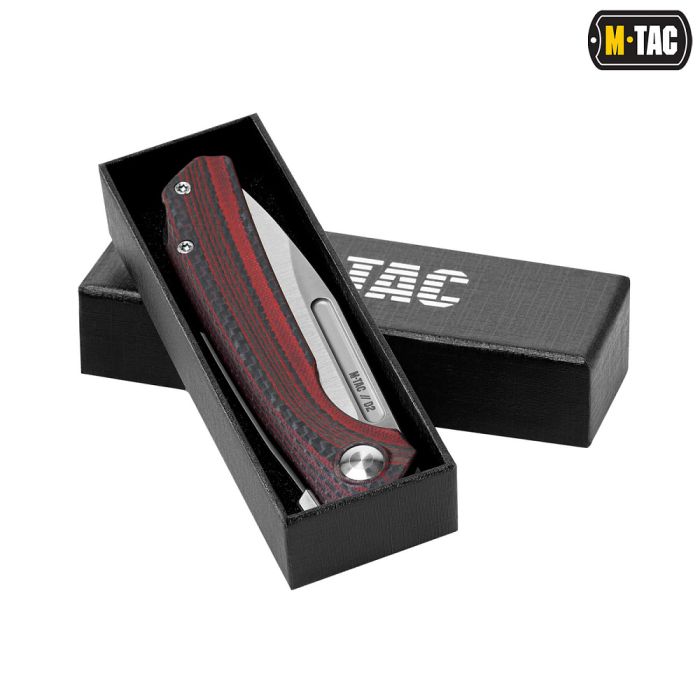 M-Tac ніж складний Type 19 Carbon/Red