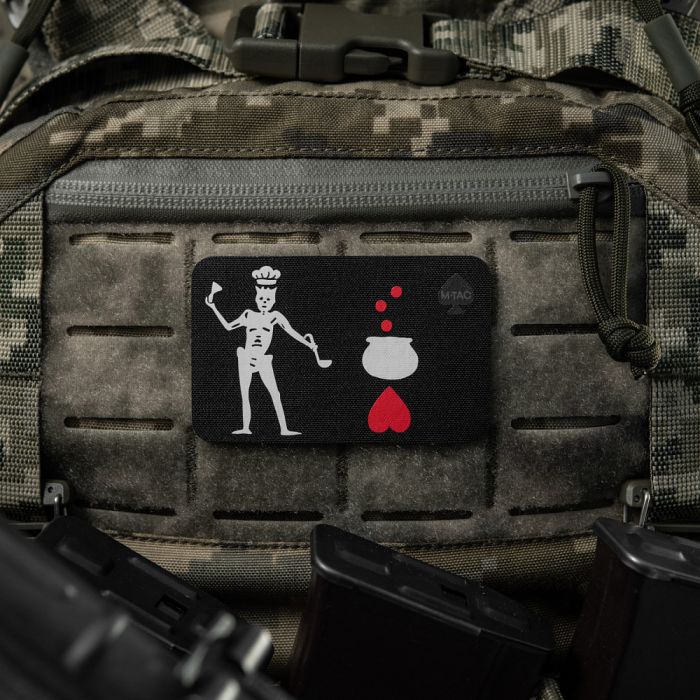 M-Tac нашивка прапор Чорна Борода Кухар Black