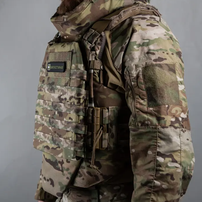 Балістика Полегшений бронежилет "Сармат L-XL" 27х33 з балістичним захистом 1 класу (Мультикам)