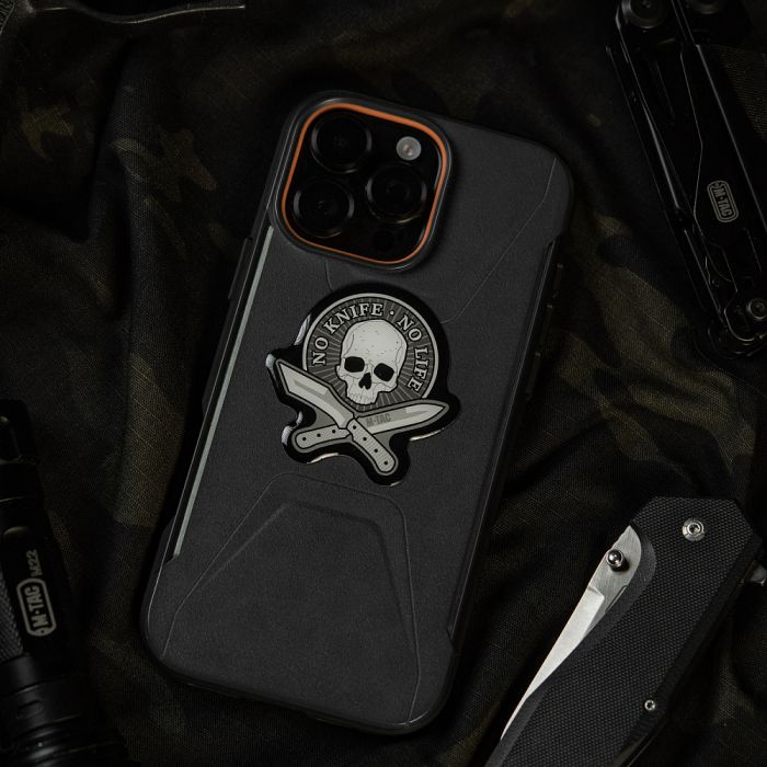 M-Tac наклейка об'ємна No Knife - No Life