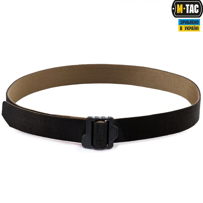 M-Tac ремінь Double Duty Tactical Belt Hex Coyote/Black