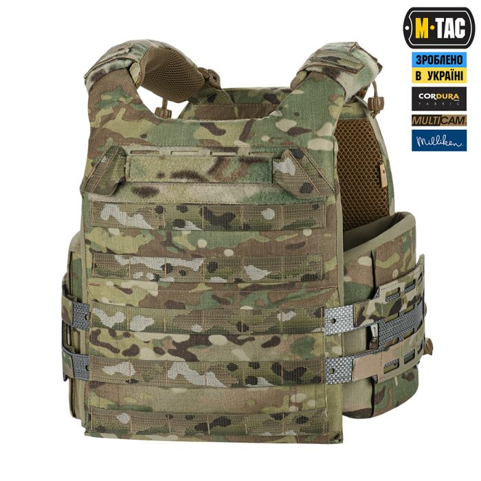 M-Tac плитоноска Cuirass Tiger FAST Elite (розмір плити М) Multicam