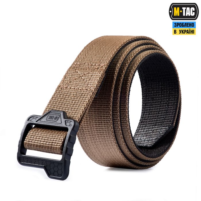 M-Tac ремінь Double Duty Tactical Belt Hex Coyote/Black