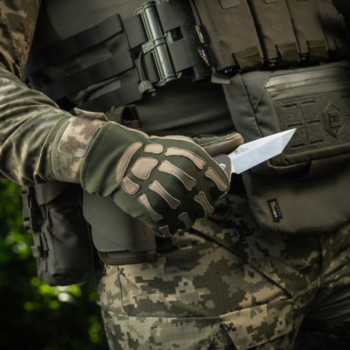 M-Tac рукавички Skeleton Nomex Olive/Coyote