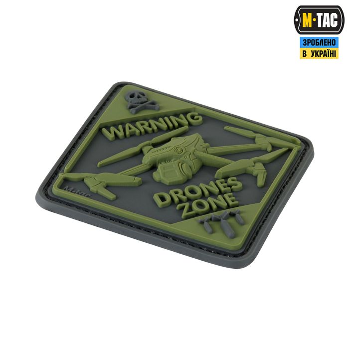 M-Tac нашивка Drones Zone PVC Olive