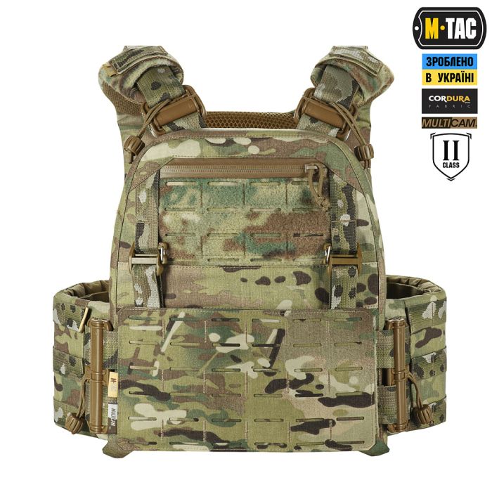 M-Tac плитоноска Cuirass FAST Elite Gen.II 2 клас захисту (розмір плити M) Multicam
