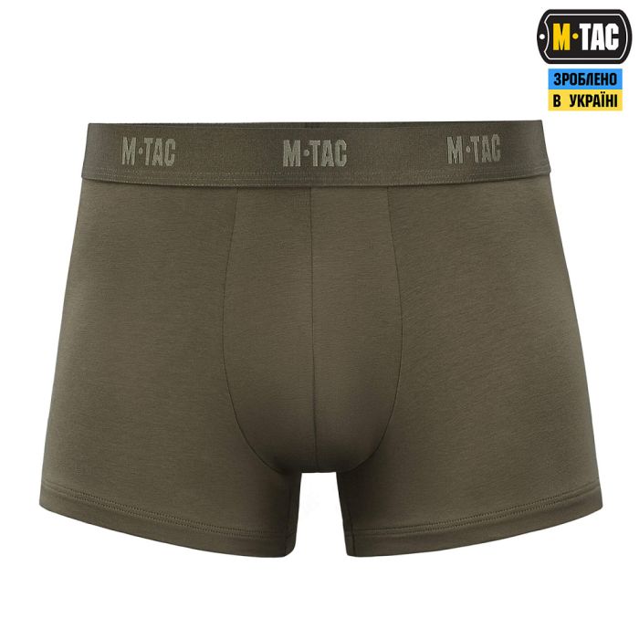 M-Tac труси Men Cotton Stretch Boxer Briefs Dark Olive