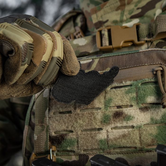 M-Tac нашивка Tactical girl №6 PVC Yellow/MC V2