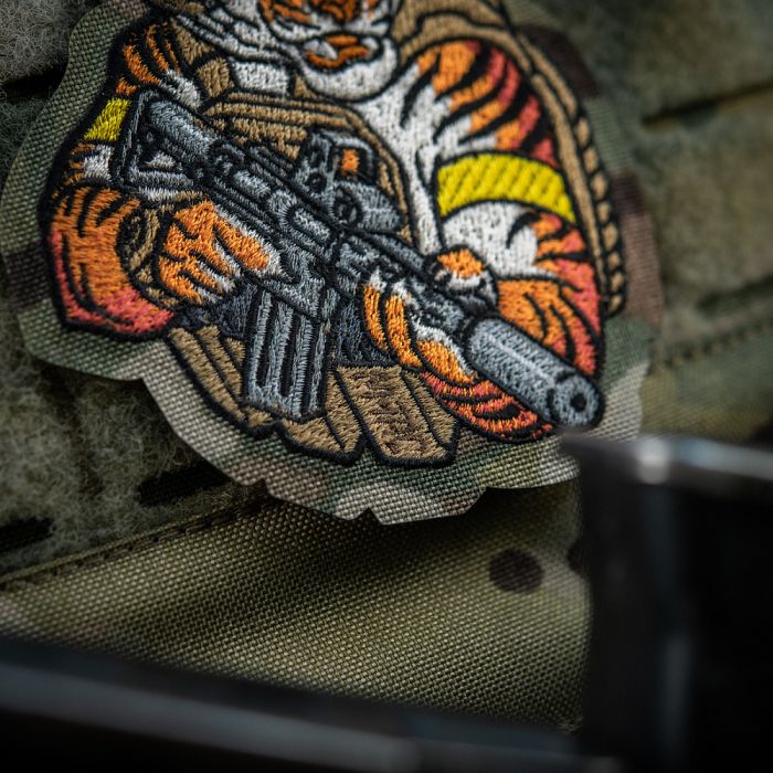 M-Tac нашивка Tiger (вишивка) Multicam/Coyote/Yellow