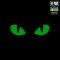 M-Tac нашивка Tiger Eyes Laser Cut (пара) Black/Green/GID