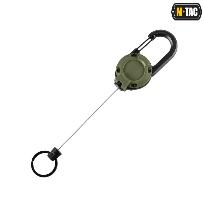 M-Tac карабин зі шнуром для ключів Olive