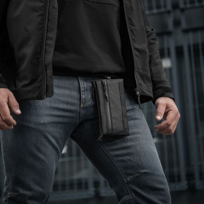 M-Tac гаманець горизонтальний з карабіном X-Pac Elite Black