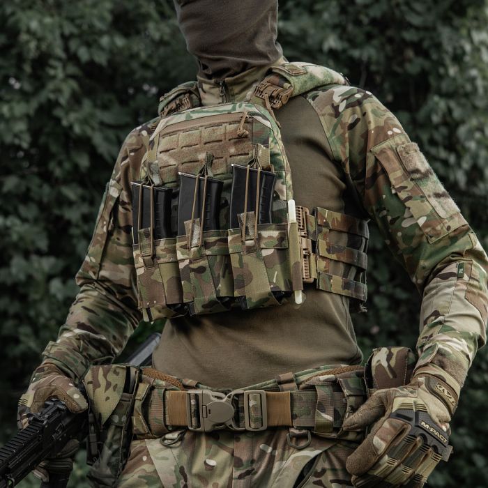 M-Tac передня панель для плитоноски Cuirass QRS на три магазина Multicam