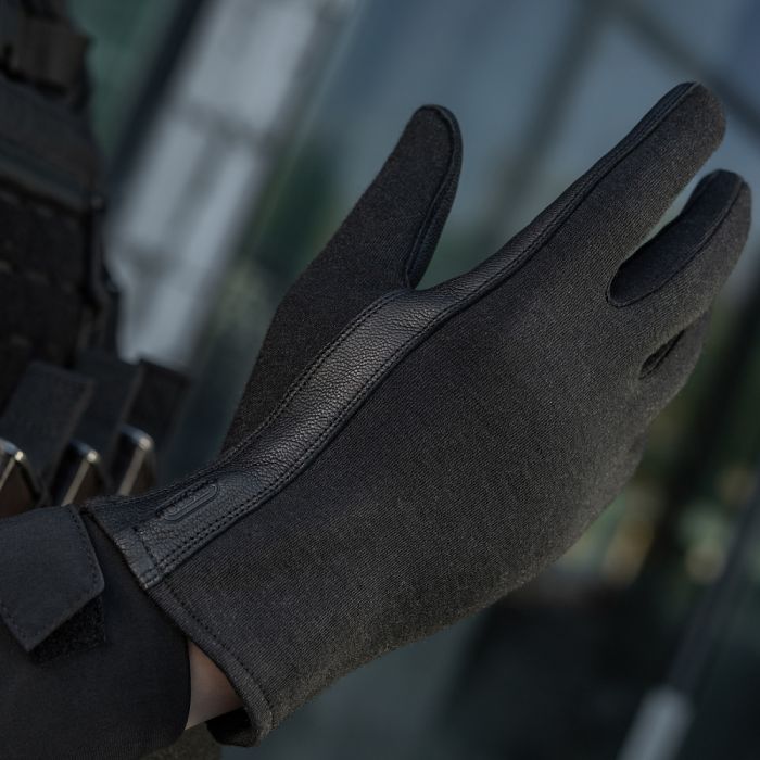 M-Tac рукавички Nomex Sport Leather Black
