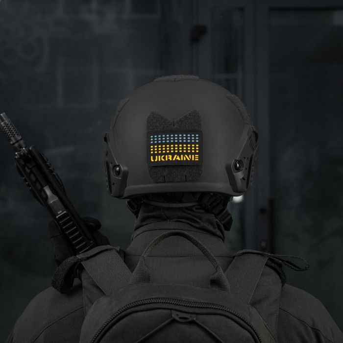 M-Tac нашивка Ukraine Laser Cut Black/Yellow/Blue/GID