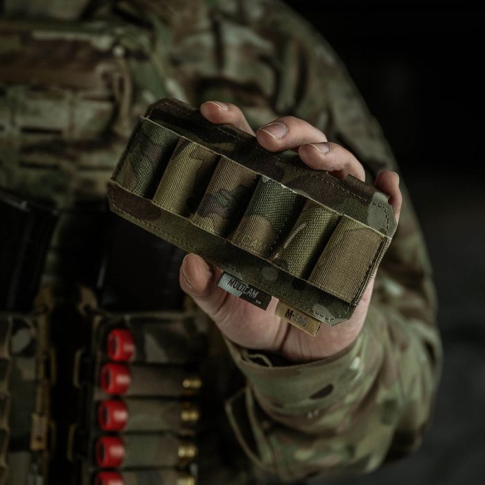 M-Tac підсумок для набоїв 12 калібру горизонтальний Laser Cut Multicam