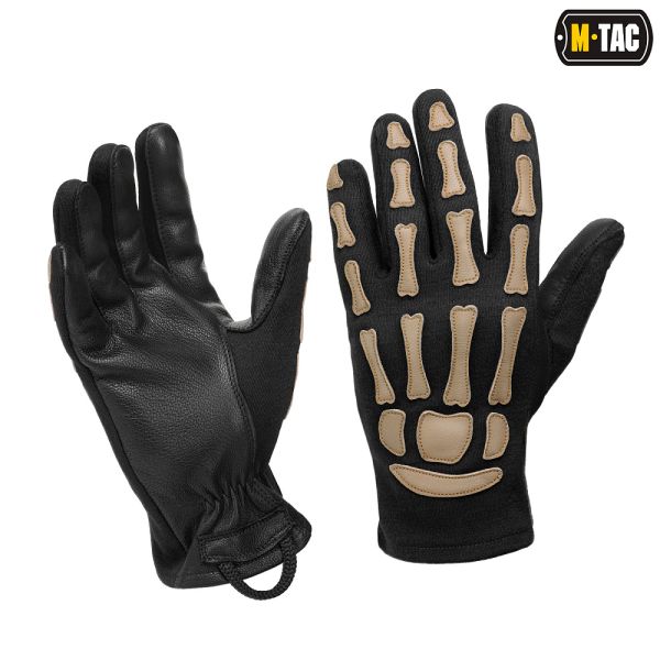 M-Tac рукавички Skeleton Nomex Black/Coyote