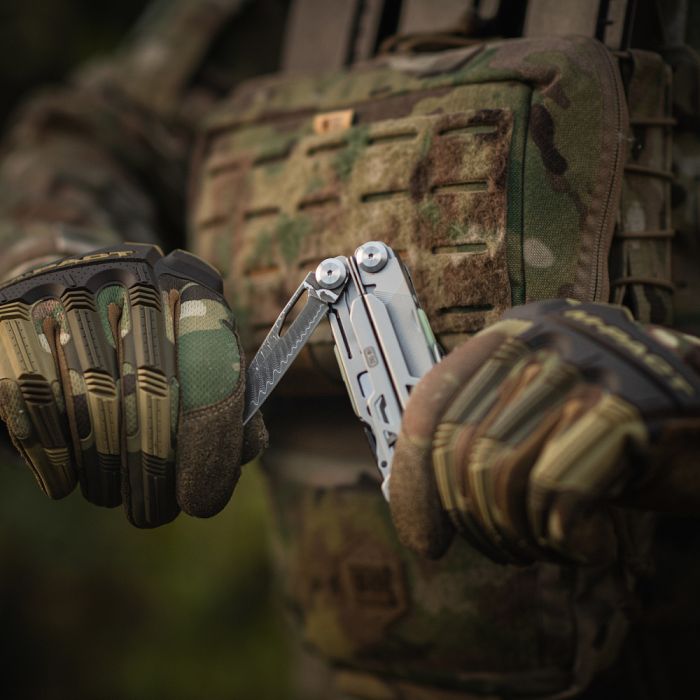 M-Tac мультитул Type 12 Steel/Damascus