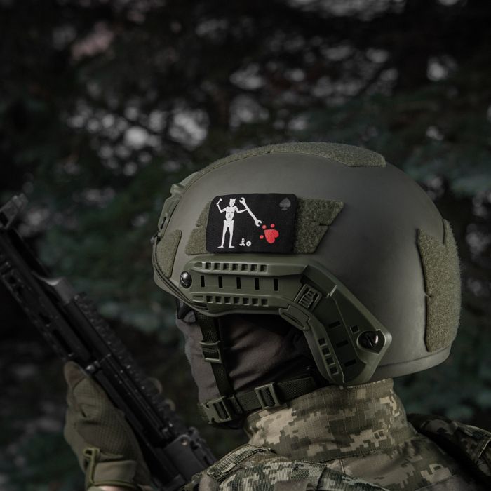 M-Tac нашивка прапор Чорна Борода Механік Black