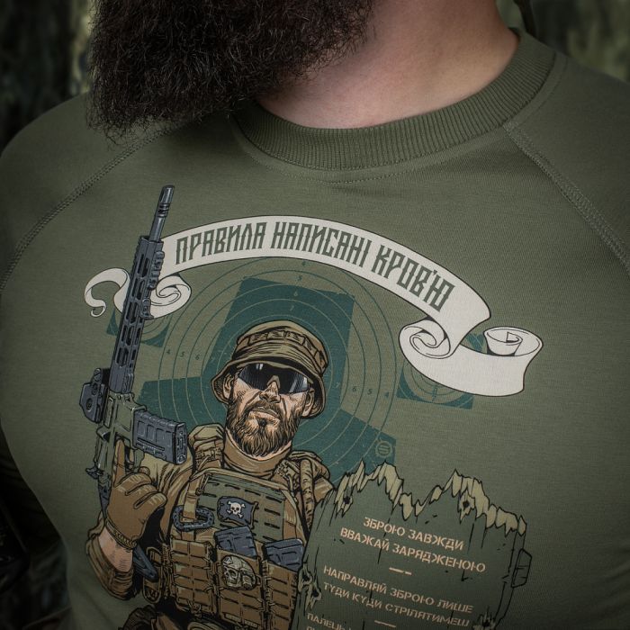 M-Tac реглан Заповіді стрільця Light Olive