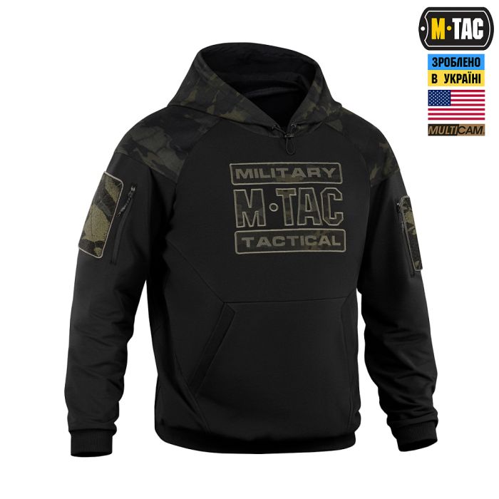 M-Tac кофта Hoodie Combat Black Multicam